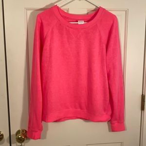 bp neon pink crewneck